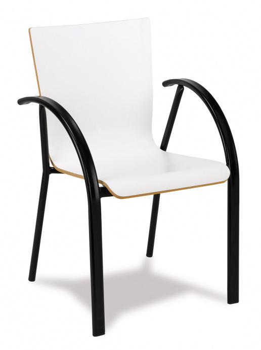 M246 Plastificado Negro / Lacado Blanco