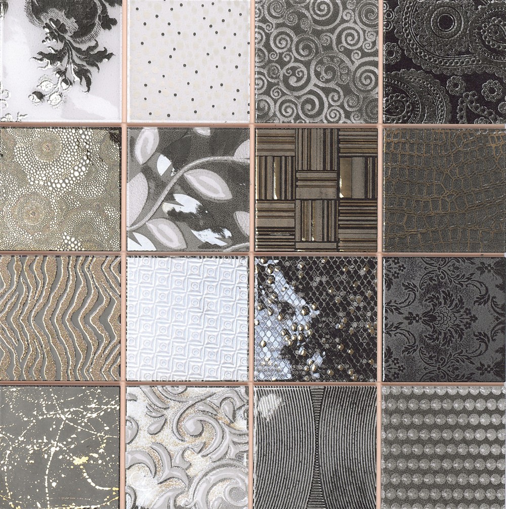 Mosaico TIFFANY BLACK