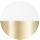 Algodón blanco / dorado satinado